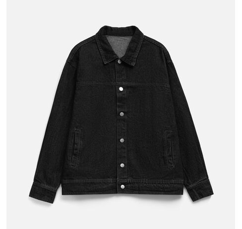 Куртка джинсовая O1, черная, размер XL/XXL