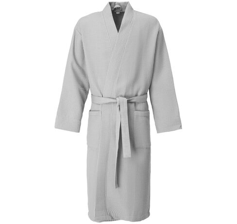 Халат вафельный Kimono, светло-серый, размер M/L