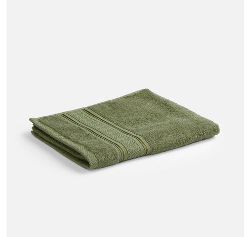 Полотенце махровое Terrychic, среднее, зеленое