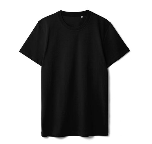 Футболка мужская T-bolka Stretch, черная, размер S