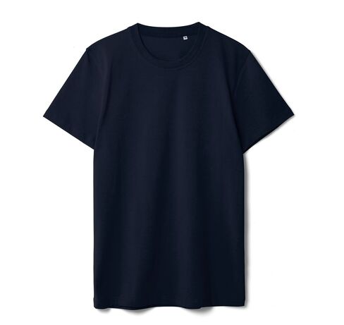 Футболка мужская T-bolka Stretch, темно-синяя (navy), размер S