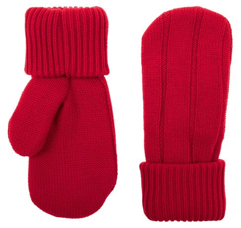 Варежки Knit Beat, красные, размер S/M
