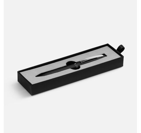 Ручка шариковая Bolt Soft Touch в футляре, черная