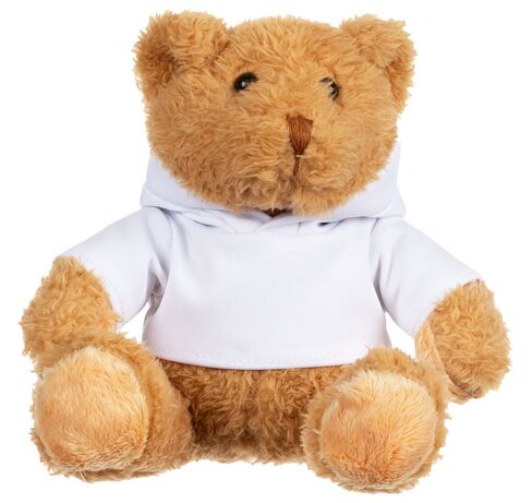 Мягкая игрушка «Мишка Cuddleton» в белом худи