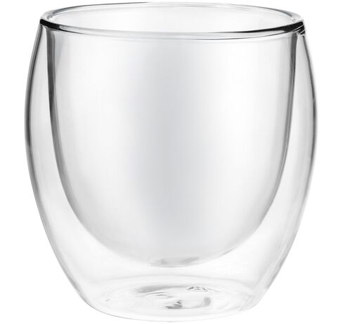 Стакан с двойными стенками Glass Bubble, бесцветный