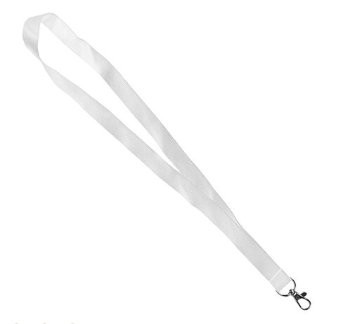 Ланъярд NECK, белый, полиэстер, 2х50 см