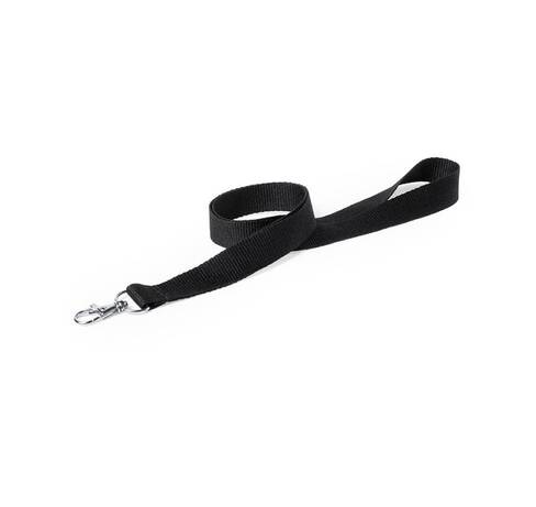 Ланъярд NECK, черный, полиэстер, 2х50 см