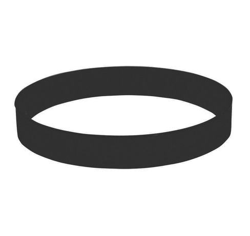 Браслет силиконовый FEST; 20 x 1,2 x 0,2 см; черный; силикон