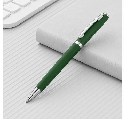Ручка металлическая soft-touch шариковая «Flow»