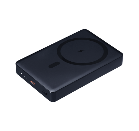 Внешний аккумулятор Атлантис Плюс PD (Atlantis PD Plus) 10000mAh с функцией беспроводной зарядки 15W, синий
