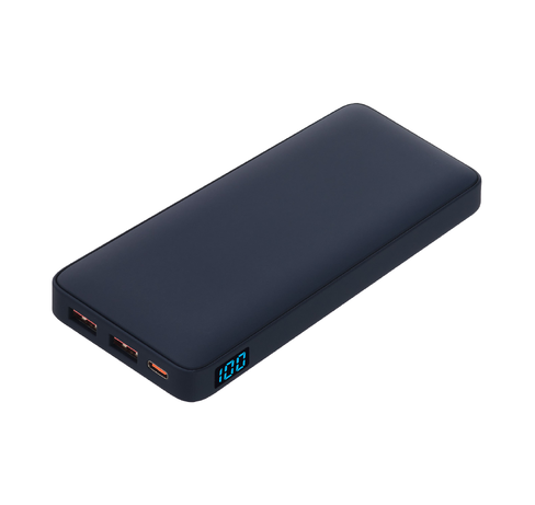 Внешний аккумулятор с подсветкой Анкор Плюс PD (Ancor PD Plus) 10000 mAh, синий