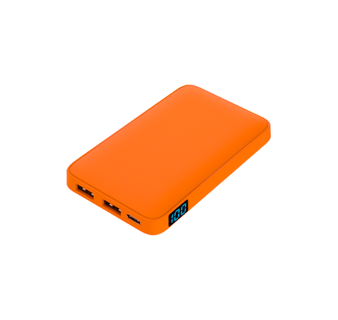 Внешний аккумулятор с подсветкой Анкор (Ancor) 5000 mAh, оранжевый