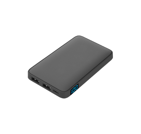 Внешний аккумулятор с подсветкой Анкор (Ancor) 5000 mAh, серый