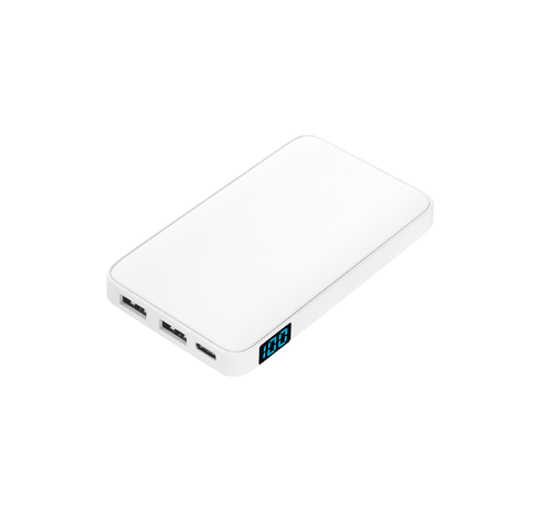 Внешний аккумулятор с подсветкой Анкор (Ancor) 5000 mAh, белый
