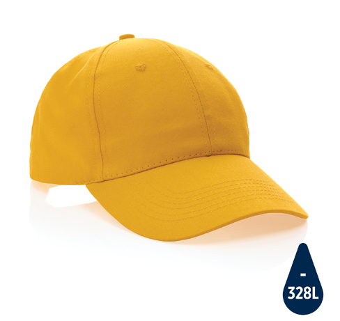 Бейсболка Impact из переработанного хлопка AWARE™, 6 клиньев, 190 г/м2